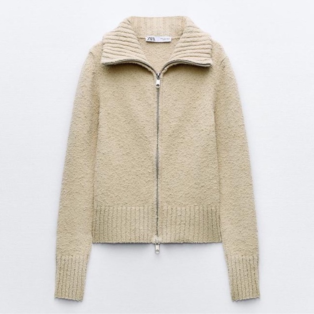 Brand new Zara Boucle Knit Cardigan